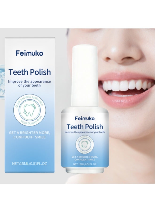 Feimuko Teeth Polish Care Products |  Improve the Appearance of Your Teeth,Get a Brighter More Confident Smile 15ml - Image 1